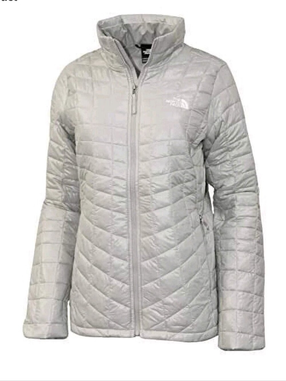 North Face Gray Slim-Fit ThermoBall Jacket Small
